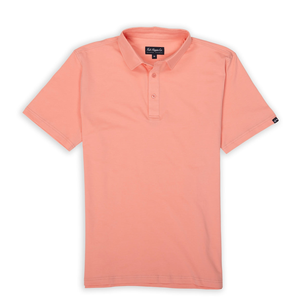 Fish Hippie Beacham Solid Polos Shrimp / XXXL