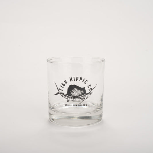 11 oz Fish Hippie Whiskey Glasses