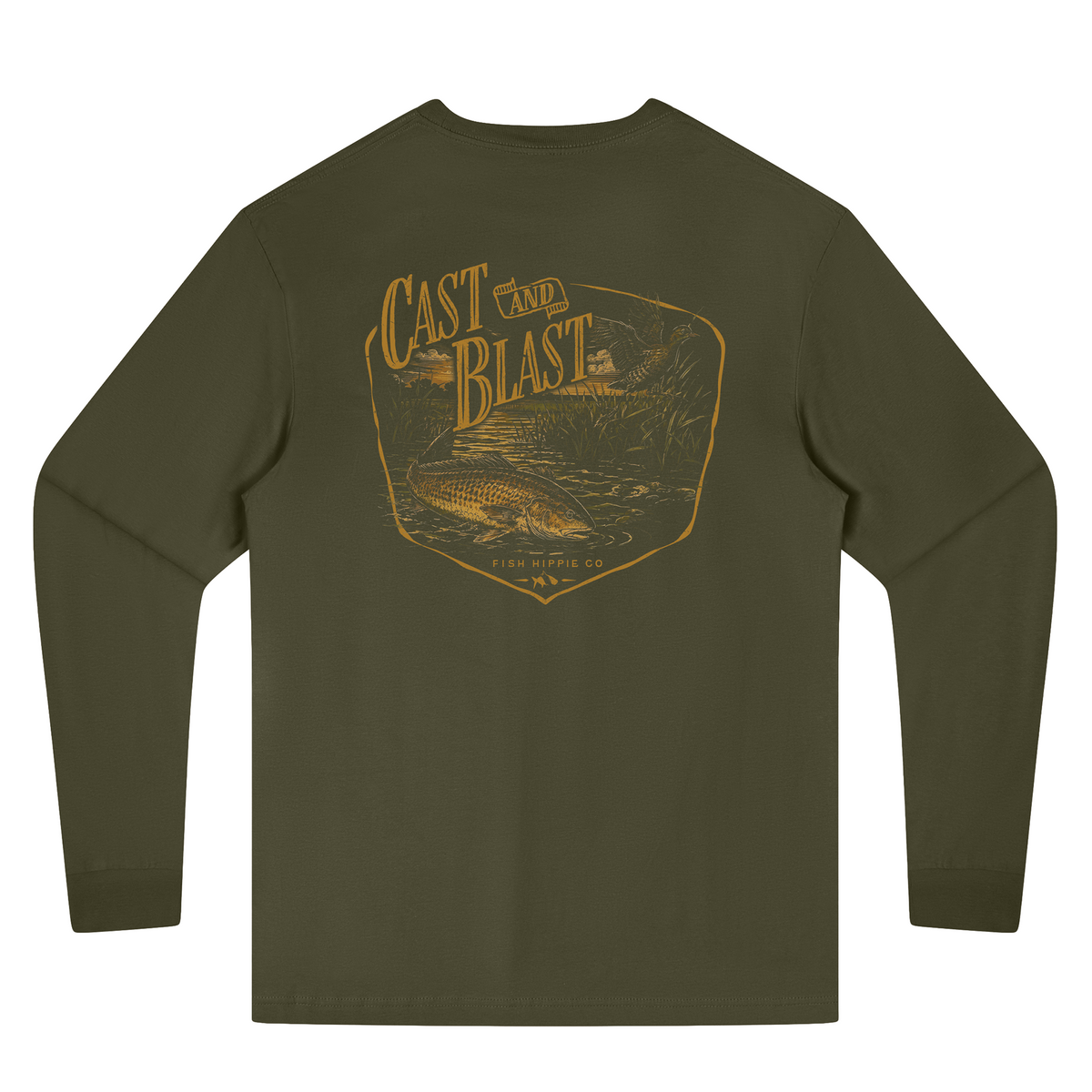 Cast & Blast LS Tee