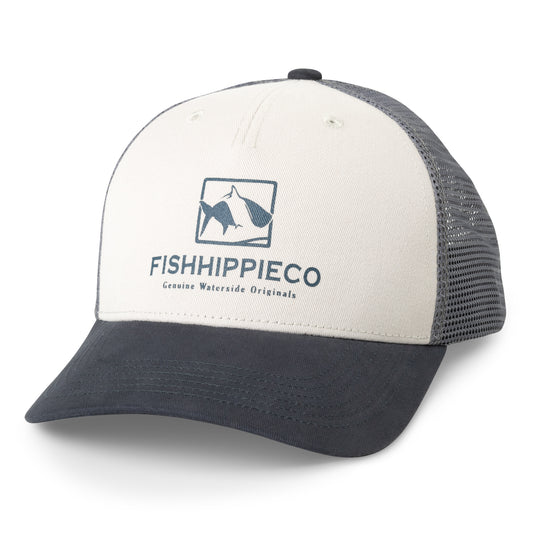 Fishing Trucker Hats, Khaki Hats & Visors – Fish Hippie