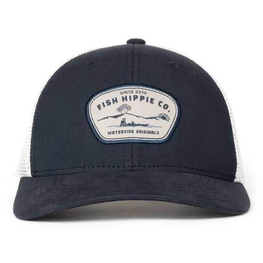 Fish Hippie Locale Hat Light Blue OS : Sports & Outdoors 