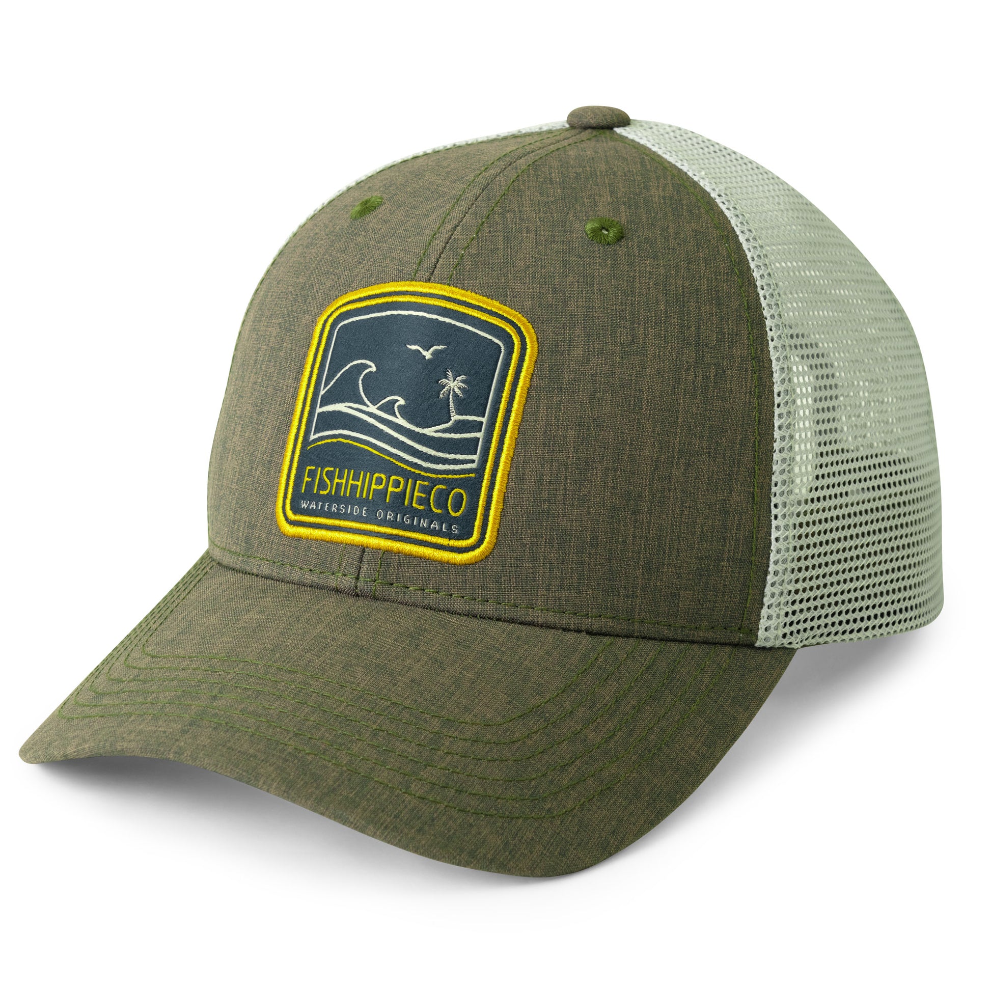 Sage Mesh Back Hat Trucker Cap, blue, Fly Fishing