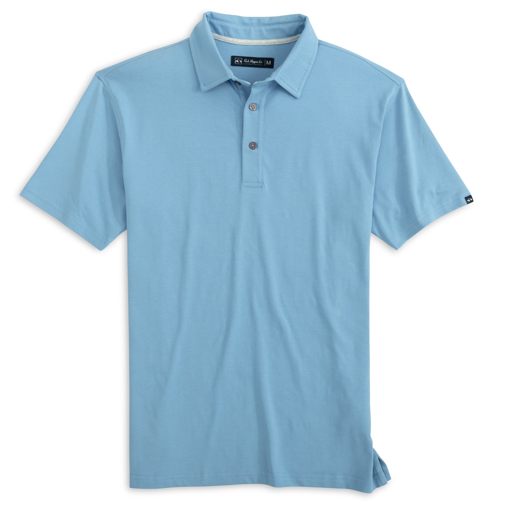 Beacham Solid Polo Fish Hippie