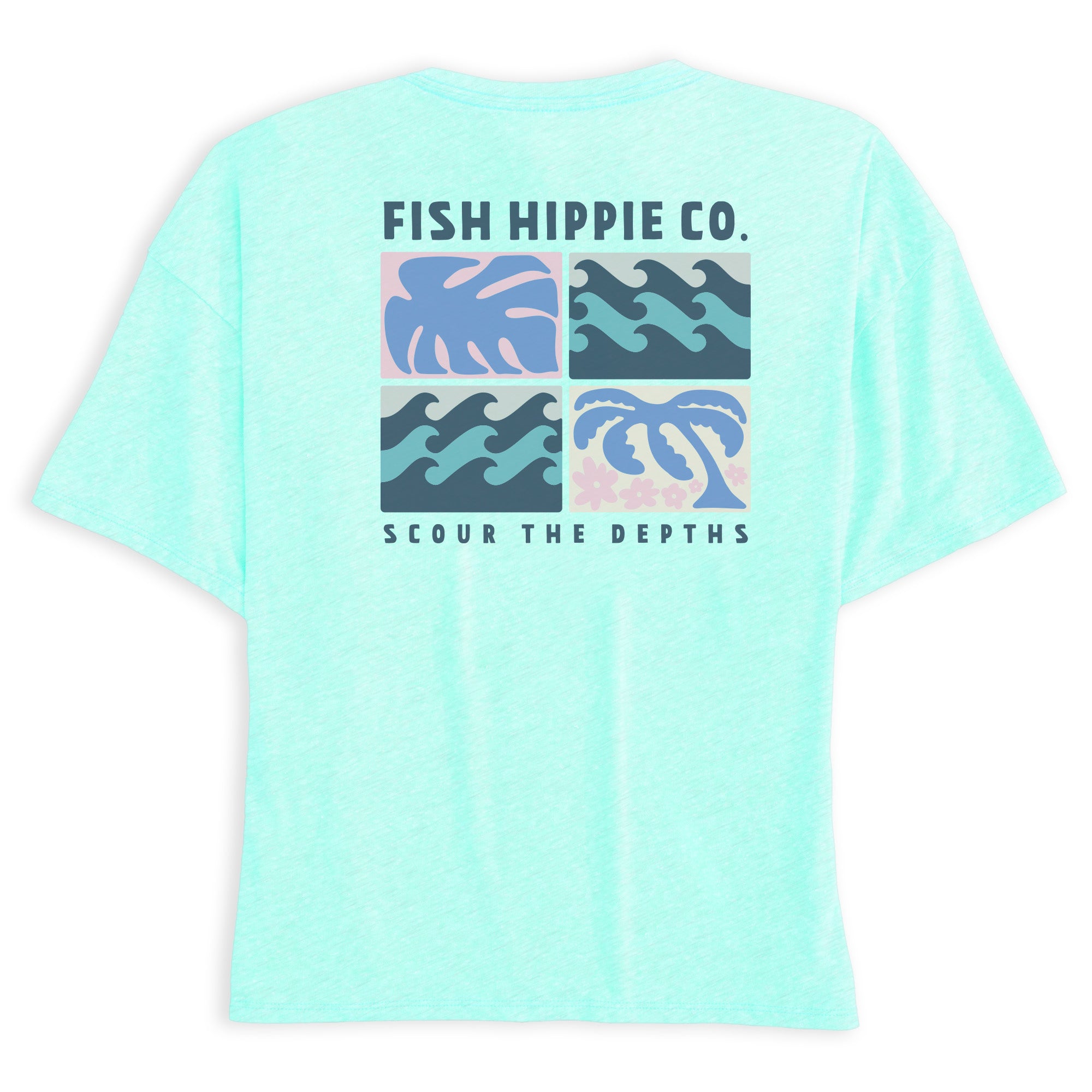 Womens Tops Fish Hippie
