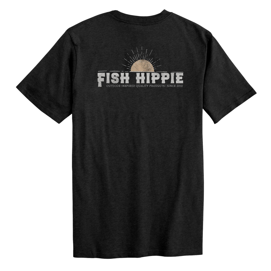 Men's Coastal Graphic TShirts Fish Hippie