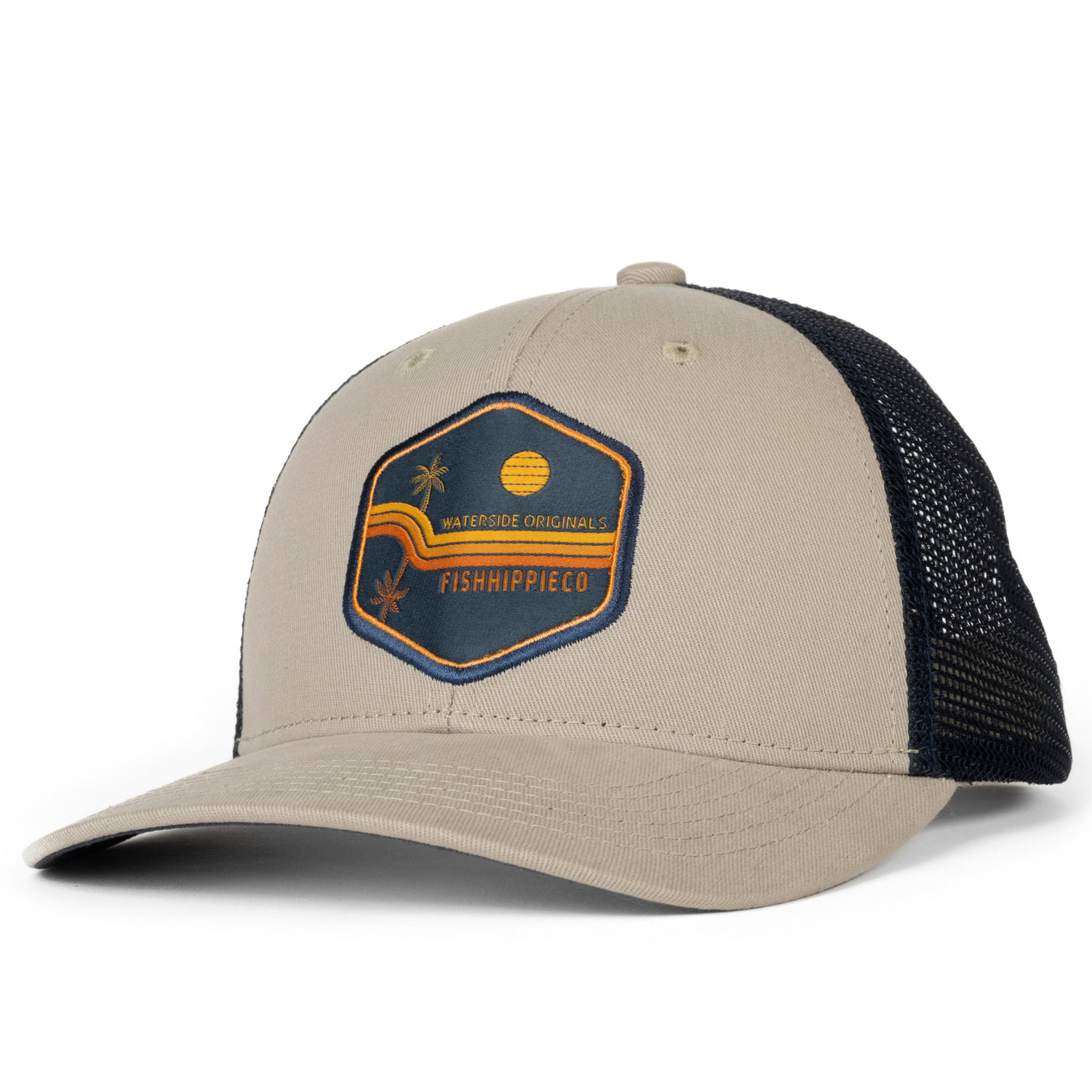 Fish Hippie Beacon Trucker Hat Mens Taupe Os