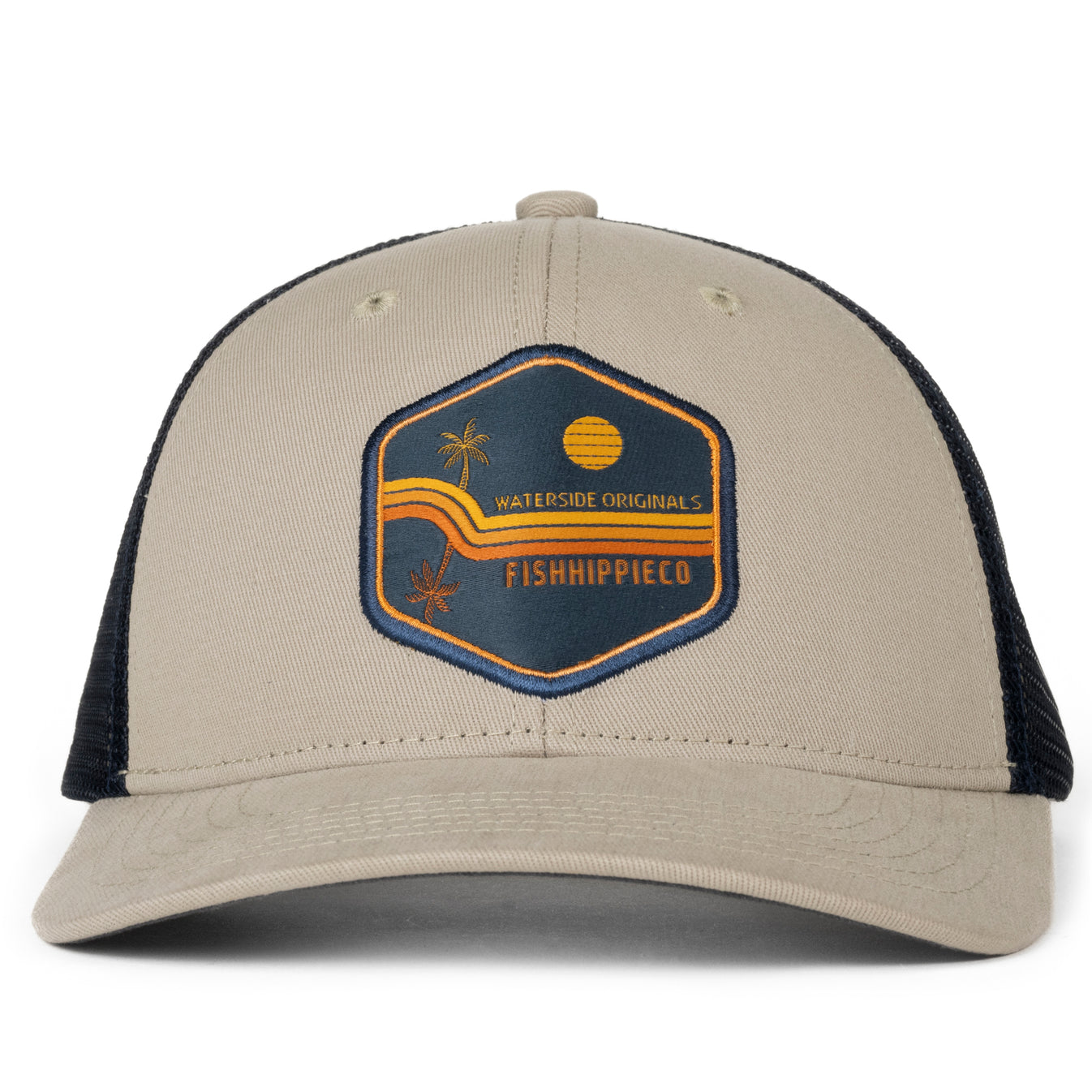 Fish Hippie Beacon Trucker Hat Mens Taupe Os