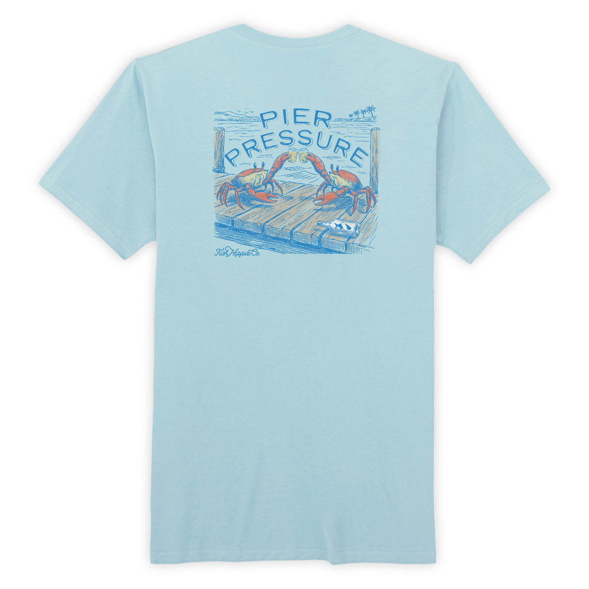 FISH HIPPI I Pier Pressure Pocket Tee Premium Cotton