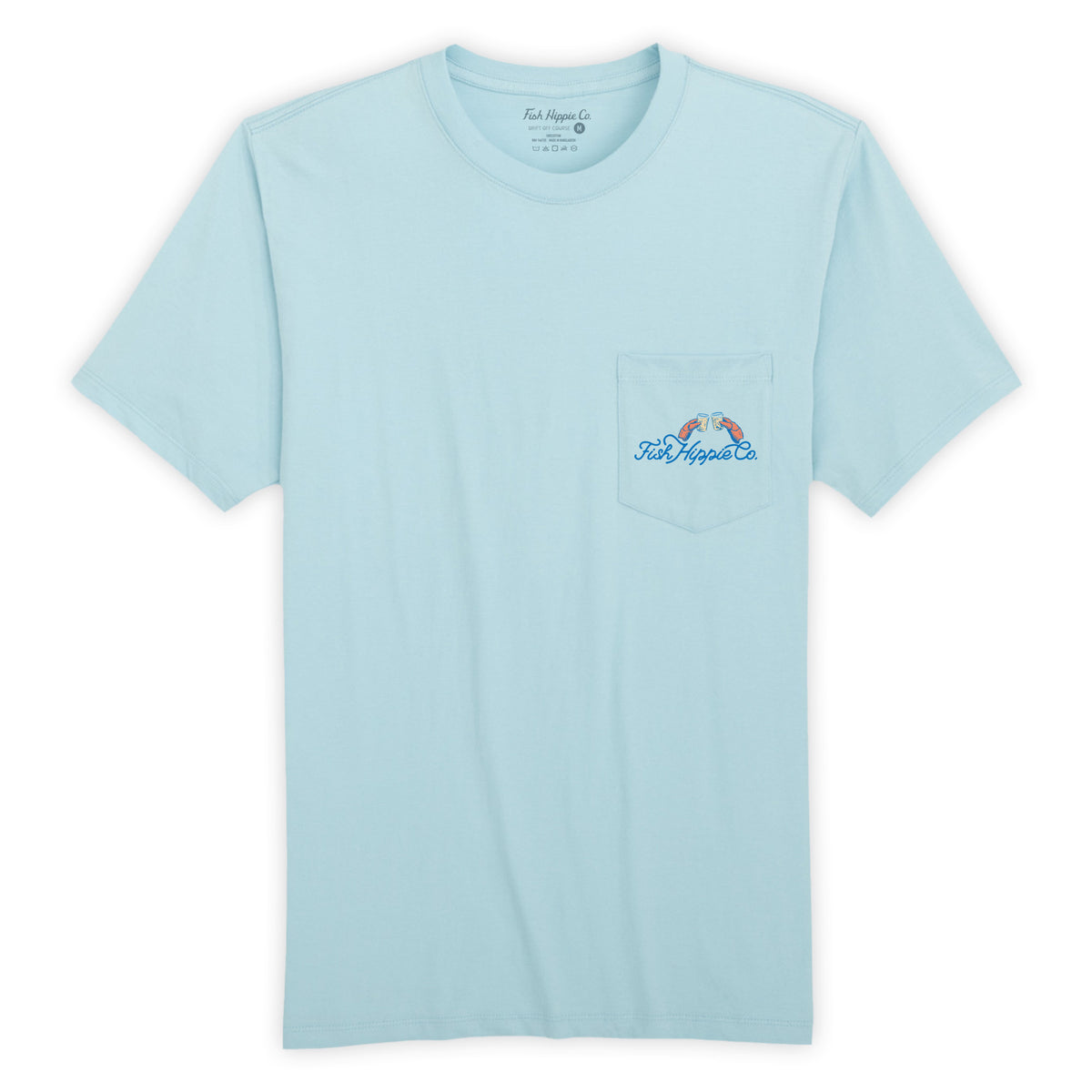 FISH HIPPI I Pier Pressure Pocket Tee Premium Cotton