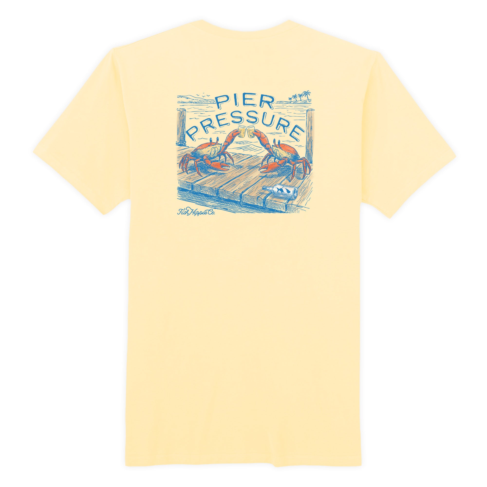 FISH HIPPI I Pier Pressure Pocket Tee Premium Cotton