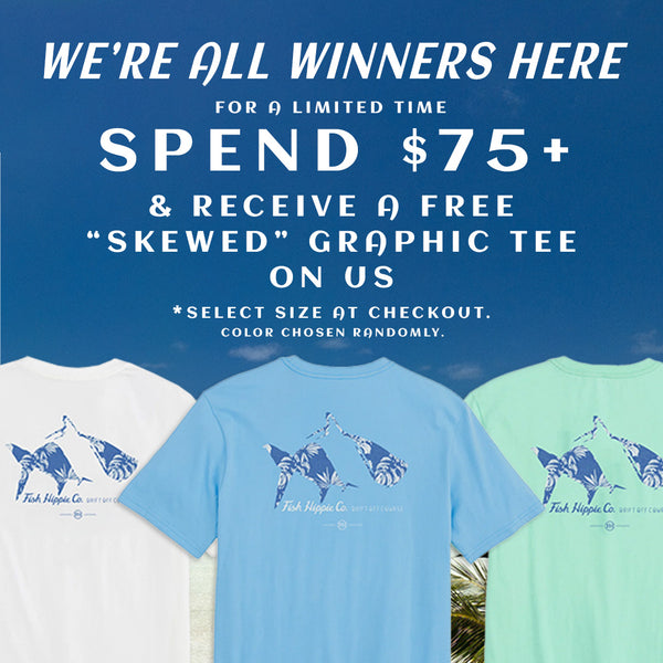 Spend $75+ receive a FREE tee