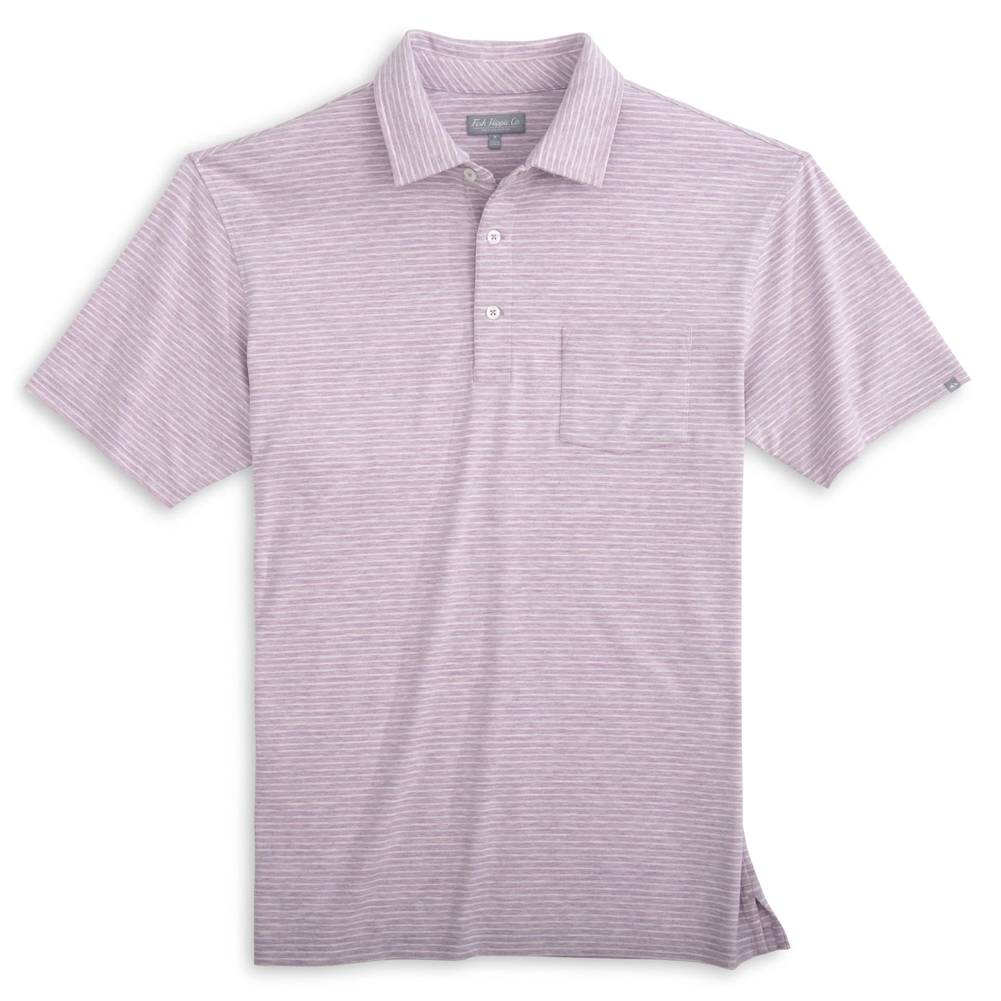 Melange Stripe Polo