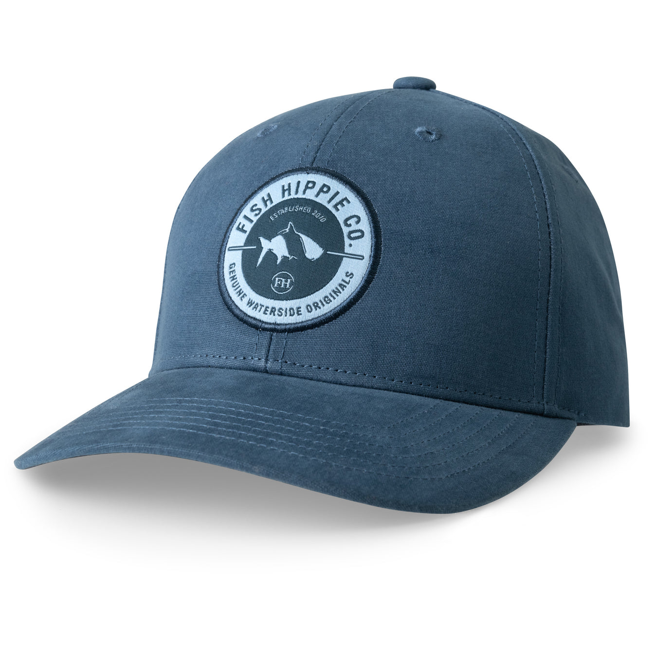 Fish Hippie FH Drifter Structured Hat Slate Os